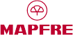 Logo de Mapfre Seguros en color rojo.